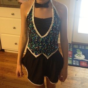 Blue Sequin Costume